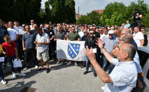N.G. /Radiosarajevo.ba / Protest podrške Osmanu Mehmedagiću
